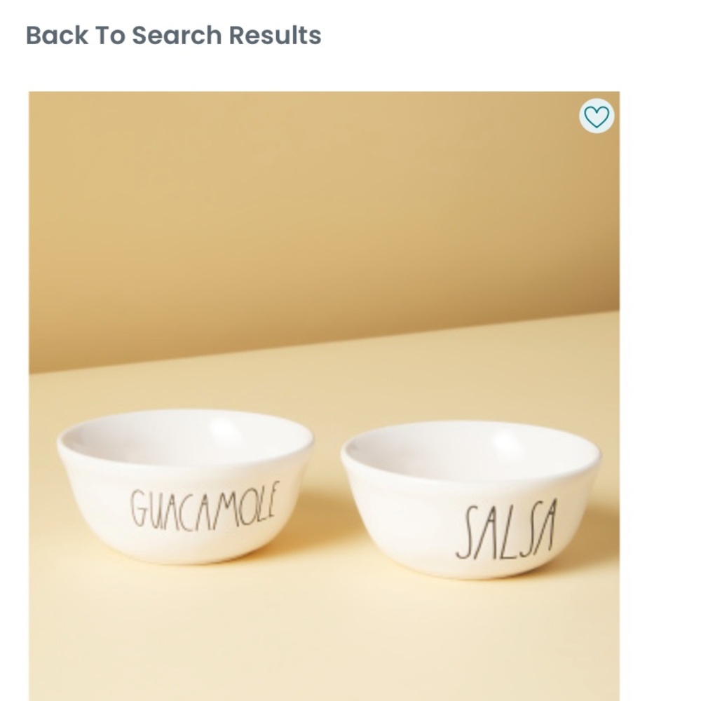 Rae Dunn salsa and guacamole 🥑 bowls